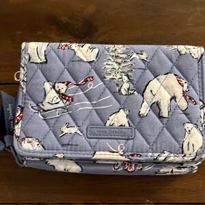 Vera Bradley polar bear wristlet